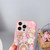 iPhone 17e / 16e Diamond Inlaid Rose PC Phone Case - Yellow