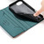 iPhone 17e / 16e Dierfeng Splicing Strong Magnetic RFID Vegan Leather Phone Case - Green