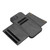 iPhone 17e / 16e Double Buckle Card Slots PU + TPU Phone Case - Black