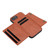 iPhone 17e / 16e Double Buckle Card Slots PU + TPU Phone Case - Brown