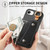 iPhone 17e / 16e Dream Wallet D Buckle Leather Back Cover Phone Case - Black