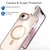 iPhone 17e / 16e Dual-Color Clear Acrylic Hybrid TPU MagSafe Phone Case - Orange