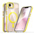 iPhone 17e / 16e Dual-Color Clear Acrylic Hybrid TPU MagSafe Phone Case - Yellow