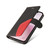 iPhone 17e / 16e Dual-color Splicing Flip Leather Phone Case - Black