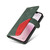 iPhone 17e / 16e Dual-color Splicing Flip Leather Phone Case - Green