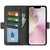 iPhone 17e / 16e Dual-side Magnetic Buckle Horizontal Flip Leather Phone Case - Black