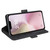 iPhone 17e / 16e Dual-side Magnetic Buckle Horizontal Flip Leather Phone Case - Black