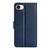 iPhone 17e / 16e Dual-side Magnetic Buckle Horizontal Flip Leather Phone Case - Dark Blue