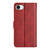 iPhone 17e / 16e Dual-side Magnetic Buckle Horizontal Flip Leather Phone Case - Red