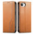 iPhone 17e / 16e Elastic Wristband Magnetic Suction Leather Phone Case - Brown