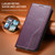 iPhone 17e / 16e Elastic Wristband Magnetic Suction Leather Phone Case - Purple