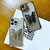 iPhone 17e / 16e Electroplated Glitter 3D Butterfly Four-corner Shockproof TPU Phone Case - Gradient Blue