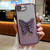 iPhone 17e / 16e Electroplated Gradient Glitter 3D Butterfly TPU Phone Case - Gradient Purple