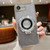 iPhone 17e / 16e Electroplated Holder Gradient Glitter MagSafe Phone Case - Silver