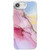 iPhone 17e / 16e Electroplated Marble Texture Phone Case - Gold Pink Red M12