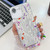 iPhone 17e / 16e Electroplating Flower Texture Wristband TPU Phone Case - Purple Wildflowers SH1