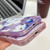iPhone 17e / 16e Electroplating Flowers Plants Texture TPU Phone Case - Carnation FL7