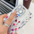 iPhone 17e / 16e Electroplating Flowers Plants Texture TPU Phone Case - Peony FL14