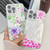 iPhone 17e / 16e Electroplating Flowers Plants Texture TPU Phone Case - Purple Flowers FL1