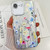 iPhone 17e / 16e Electroplating Flowers Plants Texture TPU Phone Case - Wildflower FL2