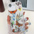 iPhone 17e / 16e Electroplating Flowers Plants Texture Wristband TPU Phone Case - Butterfly Love Flower FL17