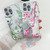 iPhone 17e / 16e Electroplating Flowers Plants Texture Wristband TPU Phone Case - Lavender FL3