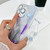 iPhone 17e / 16e Electroplating Flowers Plants Texture Wristband TPU Phone Case - Lilac Flowers FL16