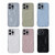iPhone 17e / 16e Electroplating PC Snow Bark Texture MagSafe Phone Case - Blue