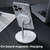 iPhone 17e / 16e Electroplating PC Snow Bark Texture MagSafe Phone Case - Blue
