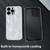 iPhone 17e / 16e Electroplating PC Snow Bark Texture MagSafe Phone Case - Cyan