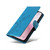 iPhone 17e / 16e Embossed Butterfly Flowers Leather Phone Case - Blue