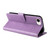 iPhone 17e / 16e Embossed Butterfly Flowers Leather Phone Case - Purple