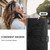 iPhone 17e / 16e Embossed Butterfly Leather Phone Case - Black