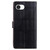 iPhone 17e / 16e Embossed Checkered Leather Phone Case - Black