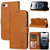 iPhone 17e / 16e Embossed Happy Cat Pattern Flip Leather Phone Case - Yellow