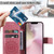 iPhone 17e / 16e Embossed Sunflower Pattern Flip Leather Phone Case - Pink