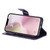 iPhone 17e / 16e Embossed Sunflower Pattern Flip Leather Phone Case - Purple