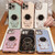 iPhone 17e / 16e Embrace Stars Electroplating Astronaut Holder Phone Case - Purple