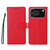 iPhone 17e / 16e ENKAY RFID Blocking Wallet Kickstand Litchi Texture Leather Phone Case - Red