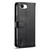 iPhone 17e / 16e ESEBLE E11 Colorful Litchi Pattern Zipper Wallet Leather Phone Case - Black
