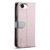iPhone 17e / 16e ESEBLE E11 Colorful Litchi Pattern Zipper Wallet Leather Phone Case - Light Purple