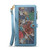 iPhone 17e / 16e ESEBLE Star Series Lanyard Zipper Wallet RFID Leather Case - Blue