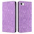 iPhone 17e / 16e Ethnic Embossed Adsorption Leather Phone Case - Purple