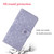 iPhone 17e / 16e Ethnic Style Embossed Pattern Leather Phone Case - Purple