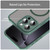 iPhone 17e / 16e Fan Dun Series TPU Hybrid PC Frosted Magsafe Phone Case - Green