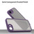iPhone 17e / 16e Fan Dun Series TPU Hybrid PC Frosted Phone Case - Purple
