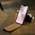 iPhone 17e / 16e Fierre Shann 64 Texture Vertical Flip PU Leather Phone Case - Black
