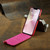 iPhone 17e / 16e Fierre Shann 64 Texture Vertical Flip PU Leather Phone Case - Red