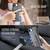 iPhone 17e / 16e Fierre Shann Oil Wax Cow Leather Holder Back Phone Case - Grey