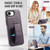 iPhone 17e / 16e Fierre Shann Oil Wax Cow Leather Holder Back Phone Case - Purple
